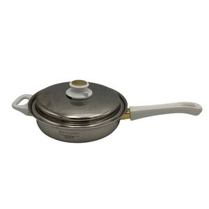 Health Craft 5 Ply Nichromium Surgical Steel  9" Skillet Pan with Vented Lid